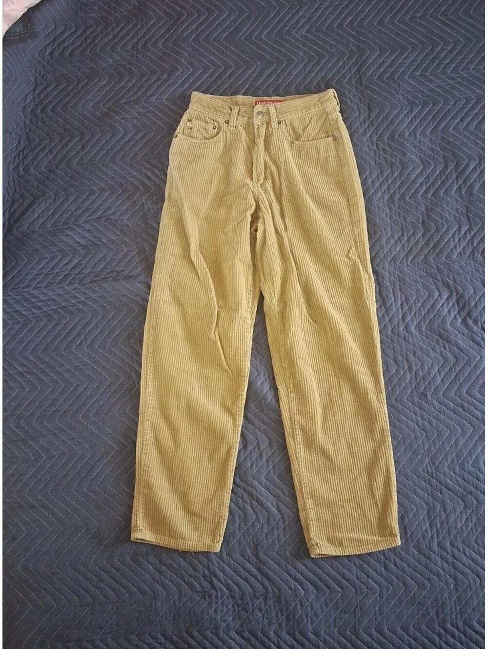 Vintage Y2K Unionbay Corduroy Pants Mens Baggy Skate Surf Grunge Cyber Sz S